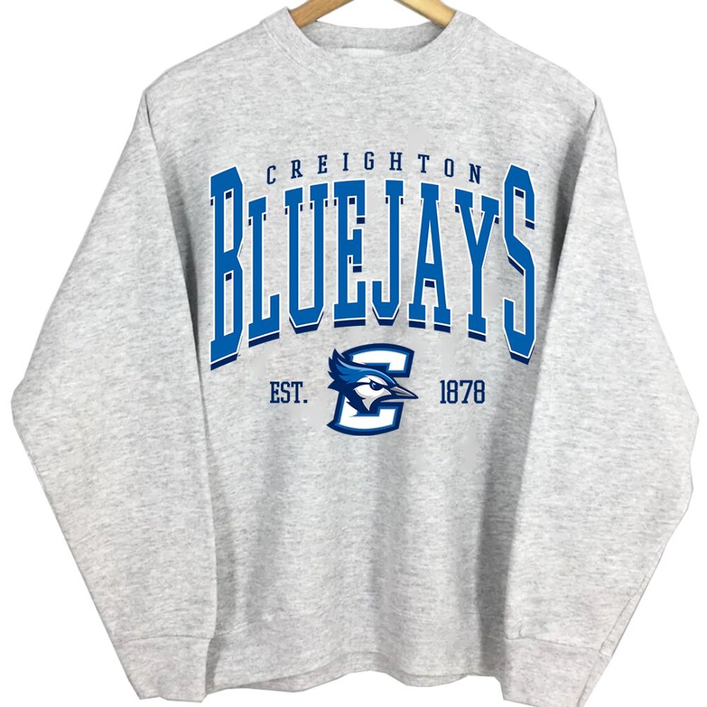 Creighton Bluejays NC-AA Sweatshirt Creighton University Shirt Sweater Retro